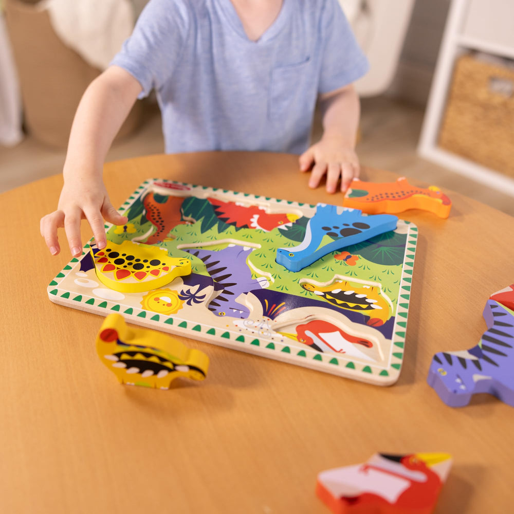 FSC-certified wood used in Melissa & Doug dinosaur puzzle