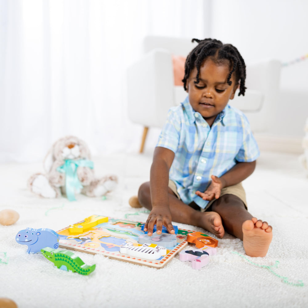 Melissa & Doug FSC-Certified Wood ensures responsible materials and durability.