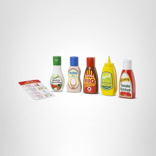 Melissa and Doug gift-ready condiments set suitable for ages 3 to 6
