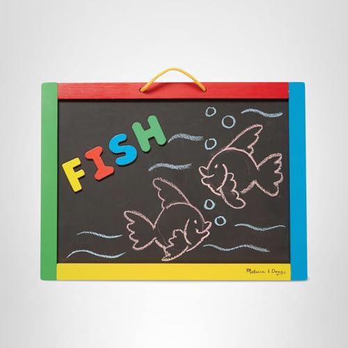 Melissa & Doug all-in-one activity board makes a thoughtful gift for kids 3+.