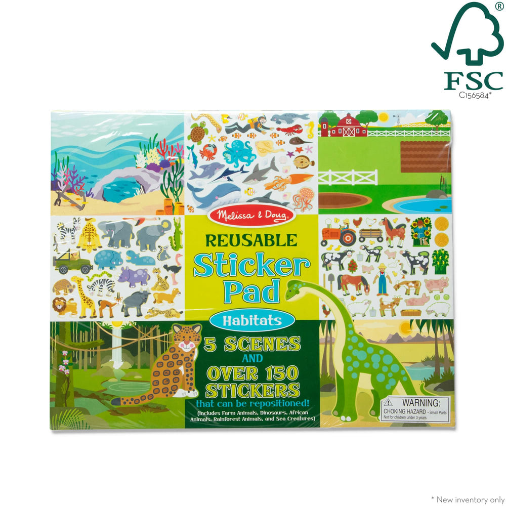 Melissa & Doug habitat stickers: desert oasis invites explorative play.