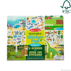 Melissa & Doug habitat stickers: desert oasis invites explorative play.