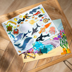 Melissa & Doug habitat stickers: five scenes in a single reusable pad.