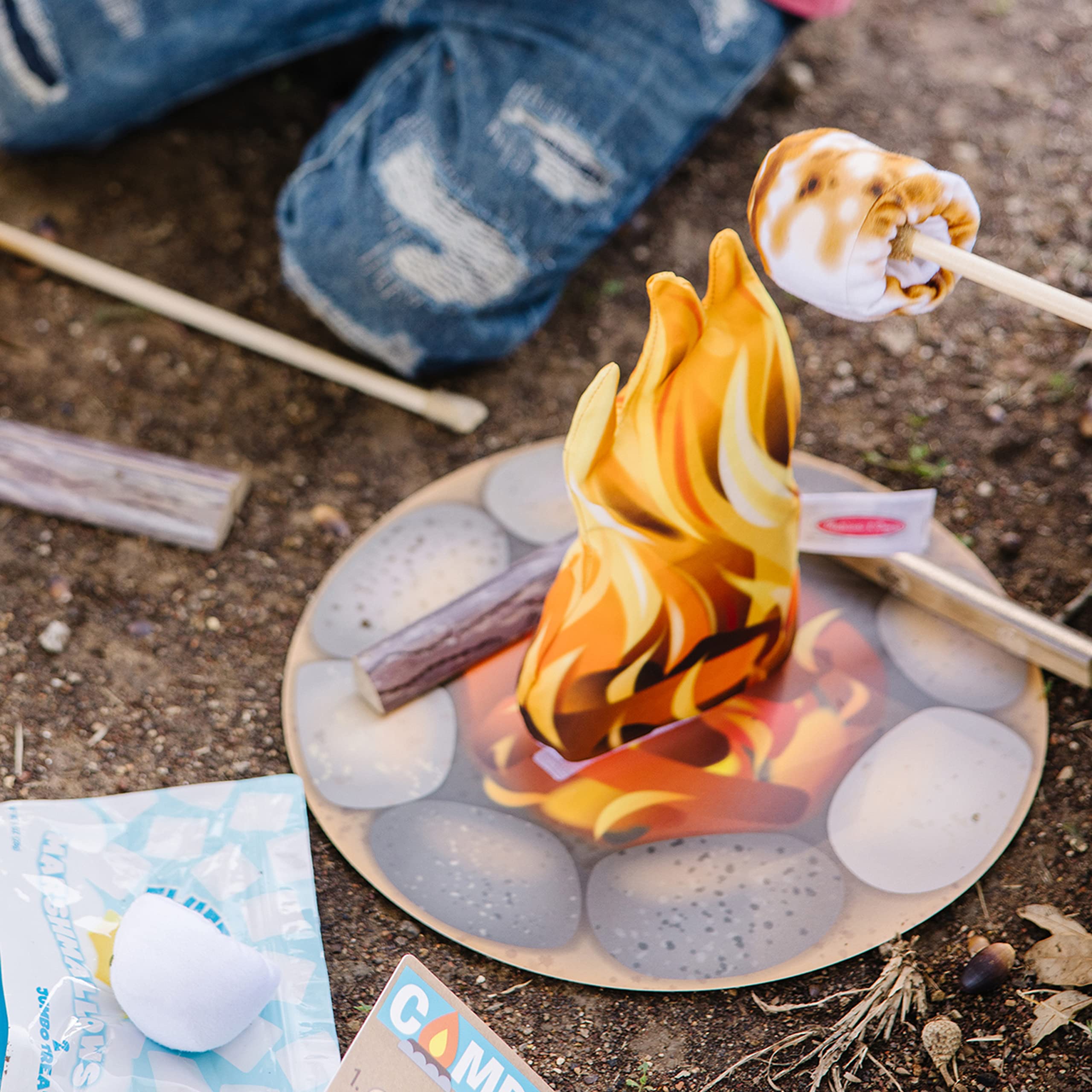 Melissa & Doug Lets Explore Activity Booklet expands narratives and planning during play.