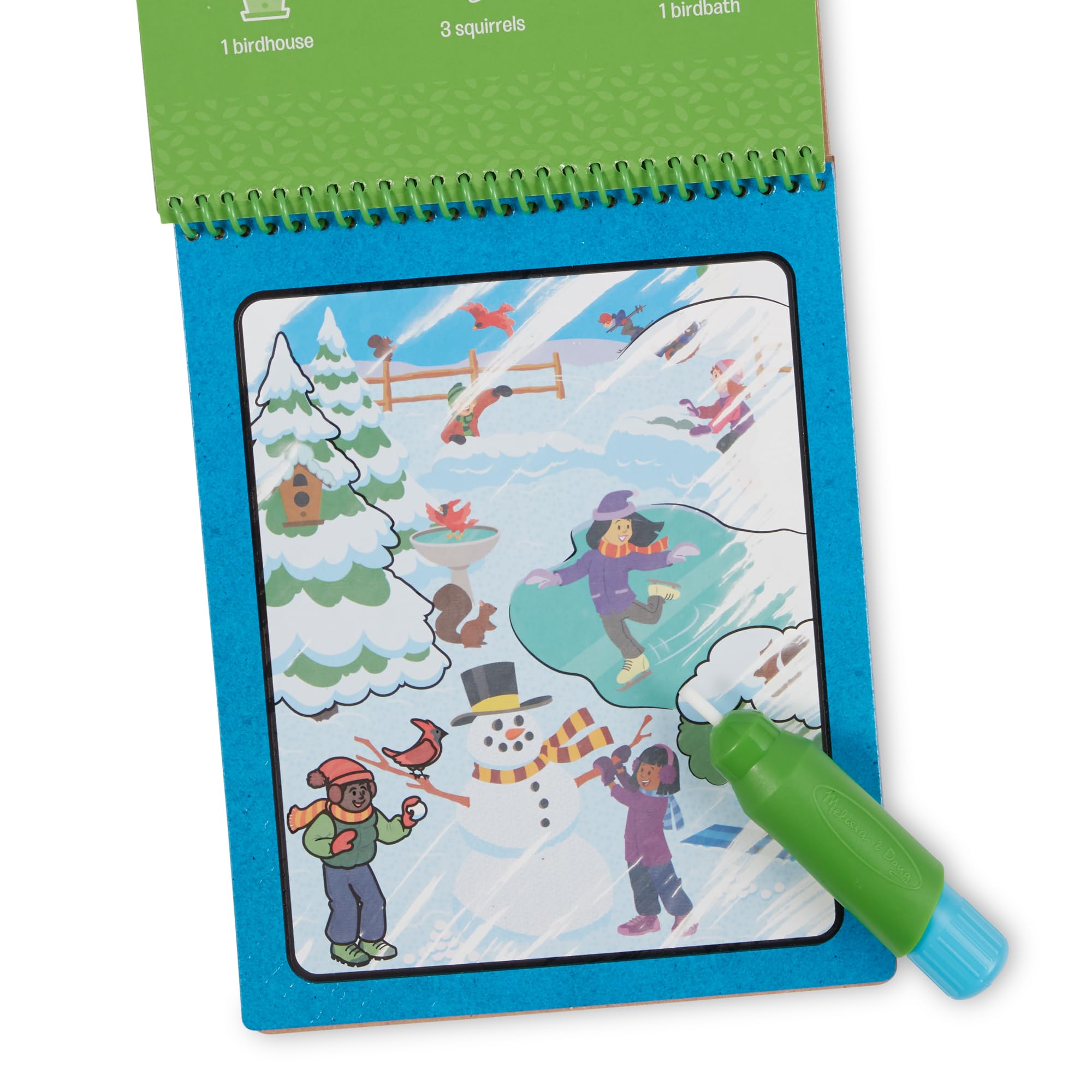 Melissa & Doug Water Wow Seasons fall scene unfolds with color.