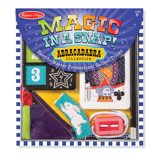 Melissa & Doug Magic in a Snap! Card trick demonstrates royal king-to-queen illusion for kids