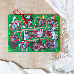 Melissa and Doug Magnetic Wand Number Maze promotes screen-free learning for kids.