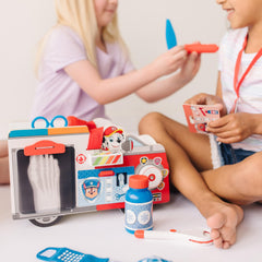 Marshall-themed rolling thermometer supports realistic pretend missions and fine motor practice