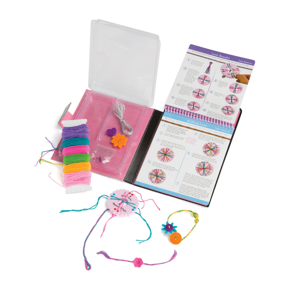 Melissa & Doug On the Go metallic string adds sparkle to kid-made designs.