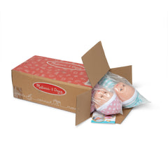 Luke & Lucy 15-inch dolls in light skin tone for cuddly comfort.