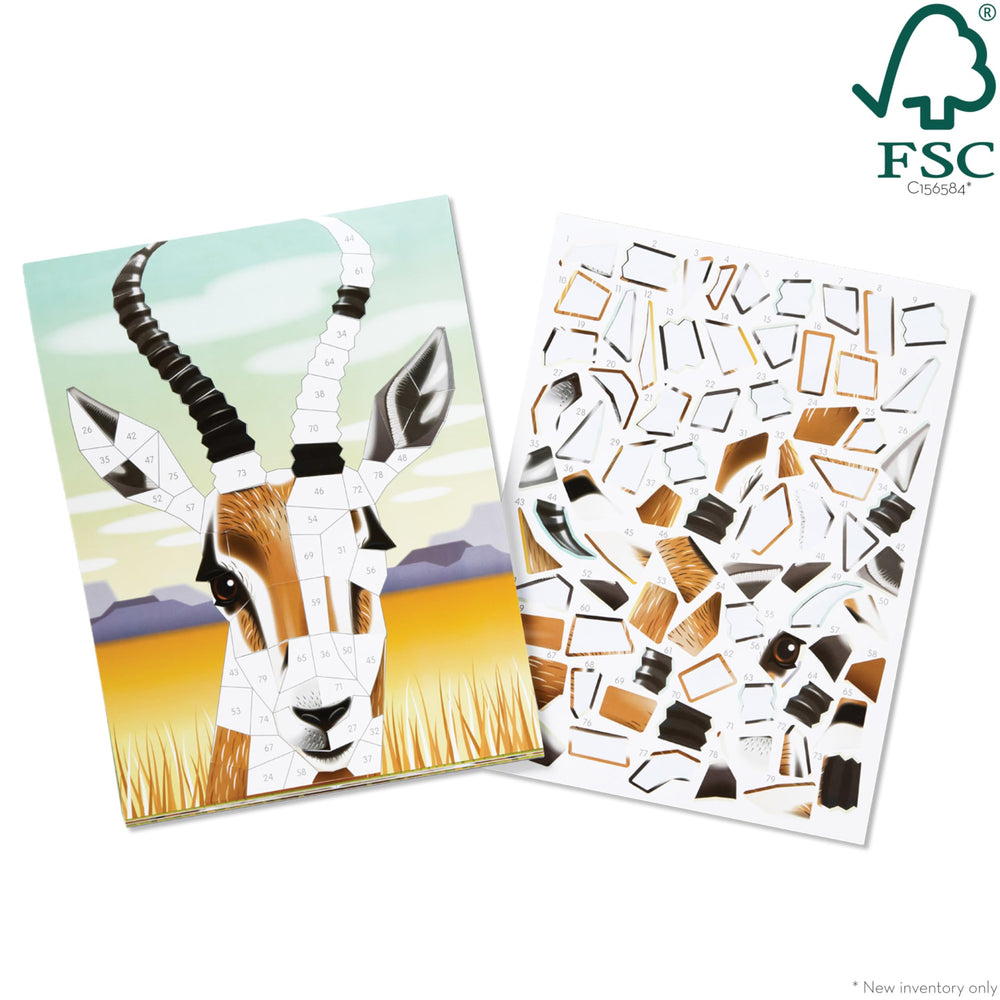 Melissa & Doug Over 850 Stickers provide abundant color options for mosaics