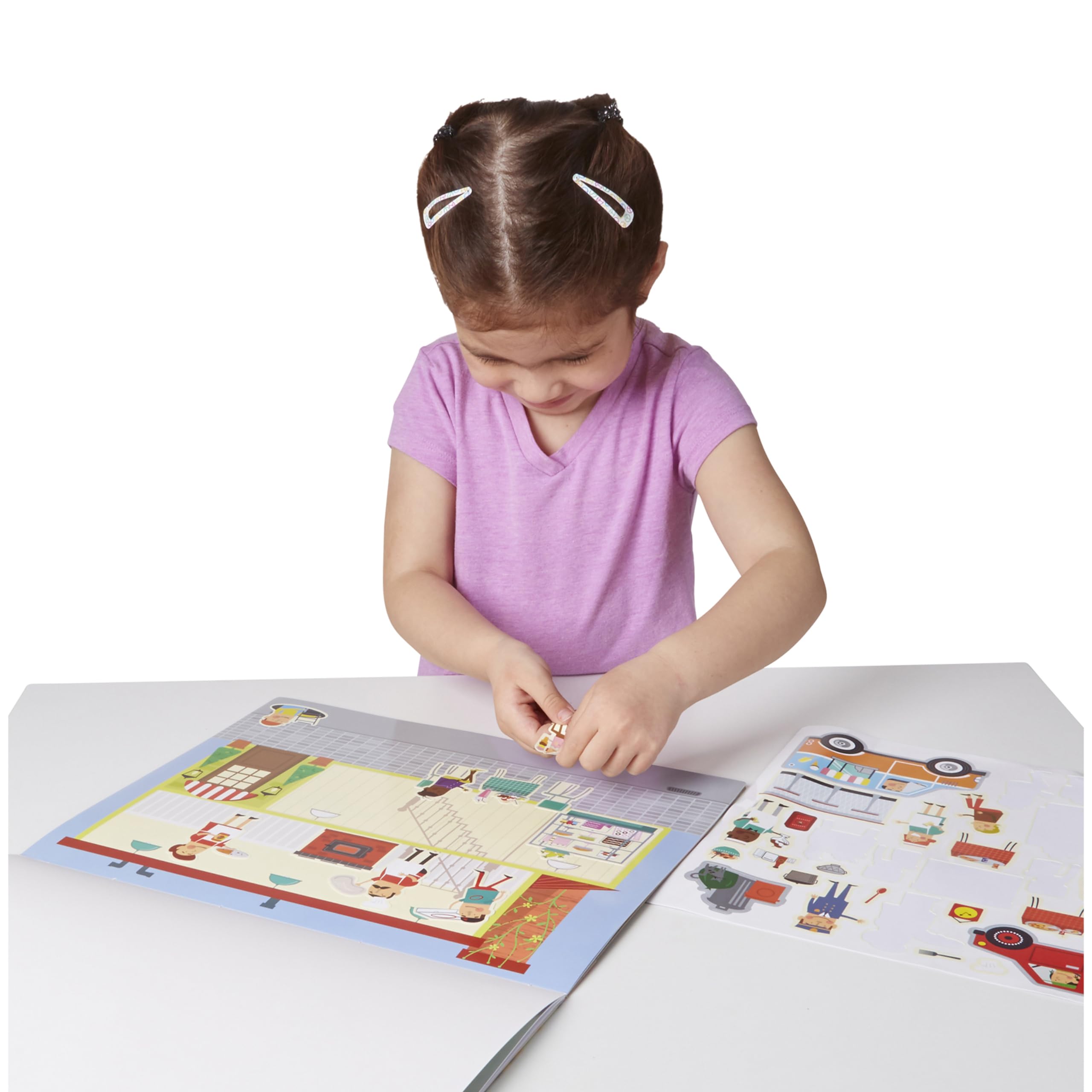 Melissa & Doug My Town background restaurant for pretend dining adventures