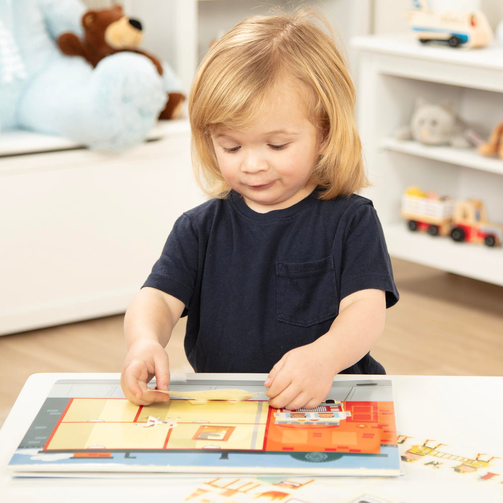 Melissa & Doug My Town sticker pages removable for flexible setup
