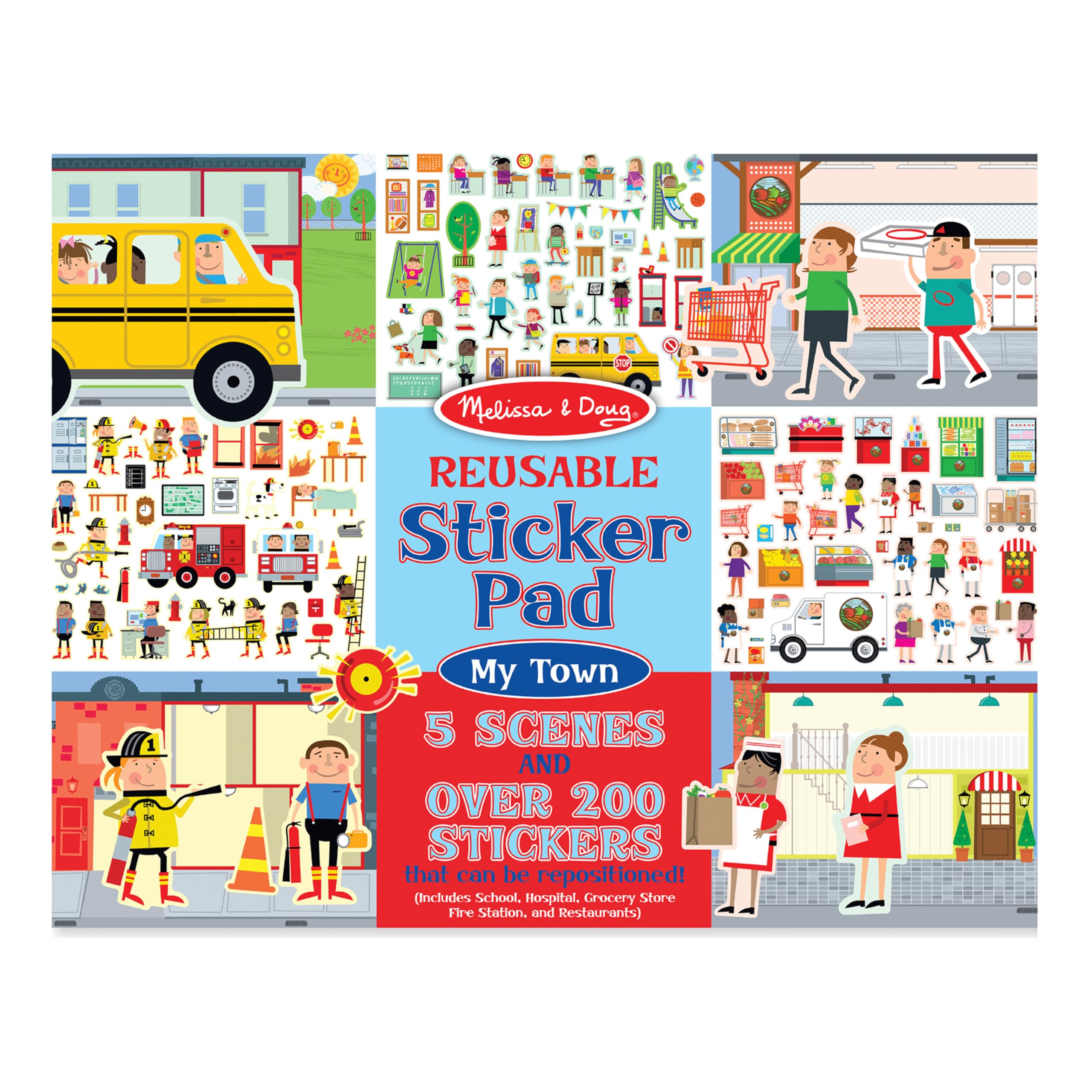 Melissa & Doug My Town tear-out pages for group sharing
