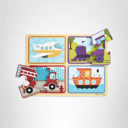 Melissa & Doug Ready Set Go wooden toy for screen-free play.