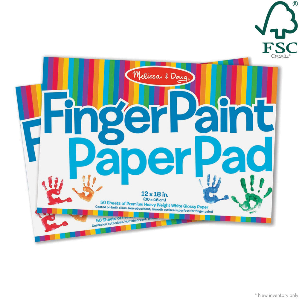 Melissa and Doug non-absorbent surface keeps colors vibrant and edges clean.