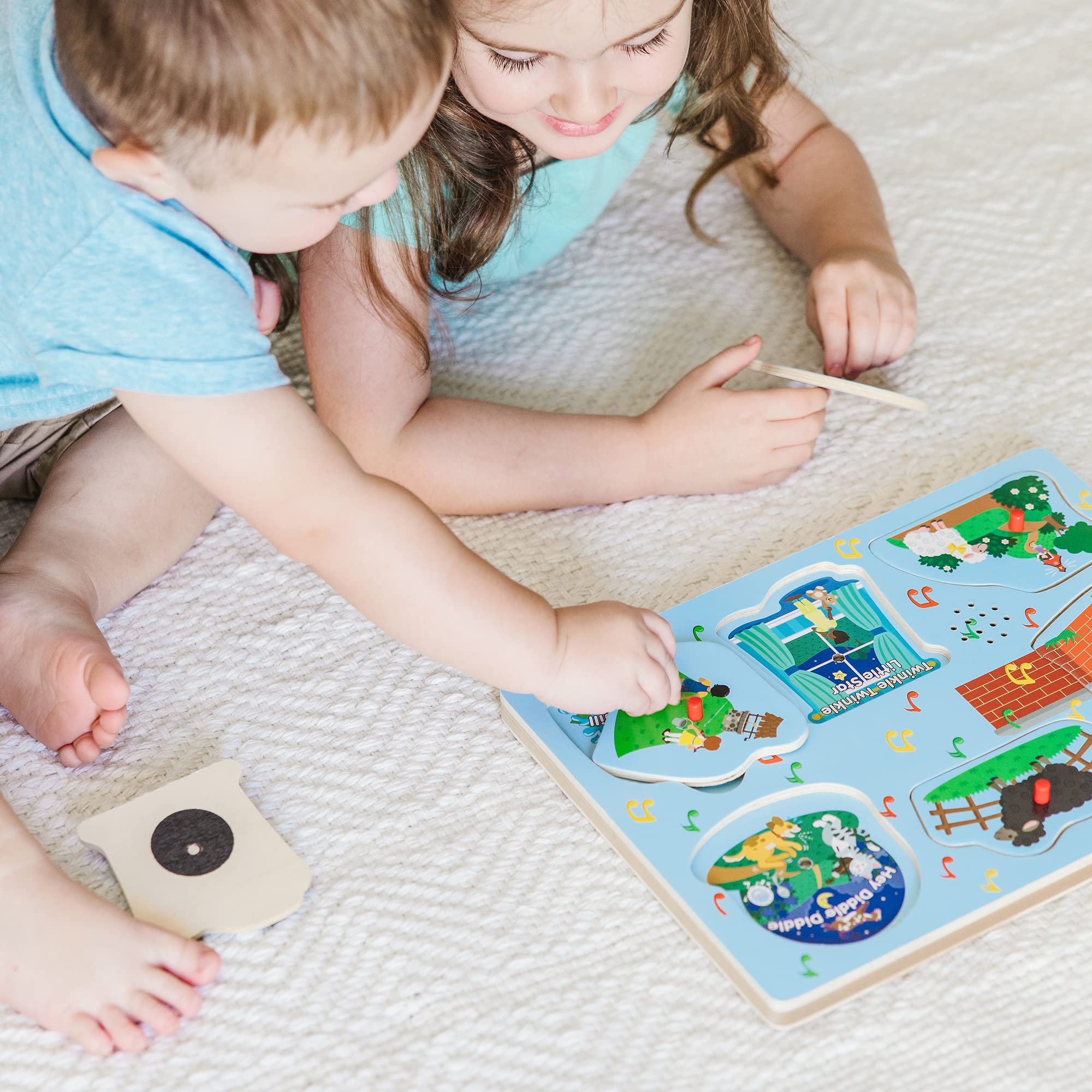 Melissa & Doug Humpty Dumpty illustration invites imaginative play with classic rhymes.