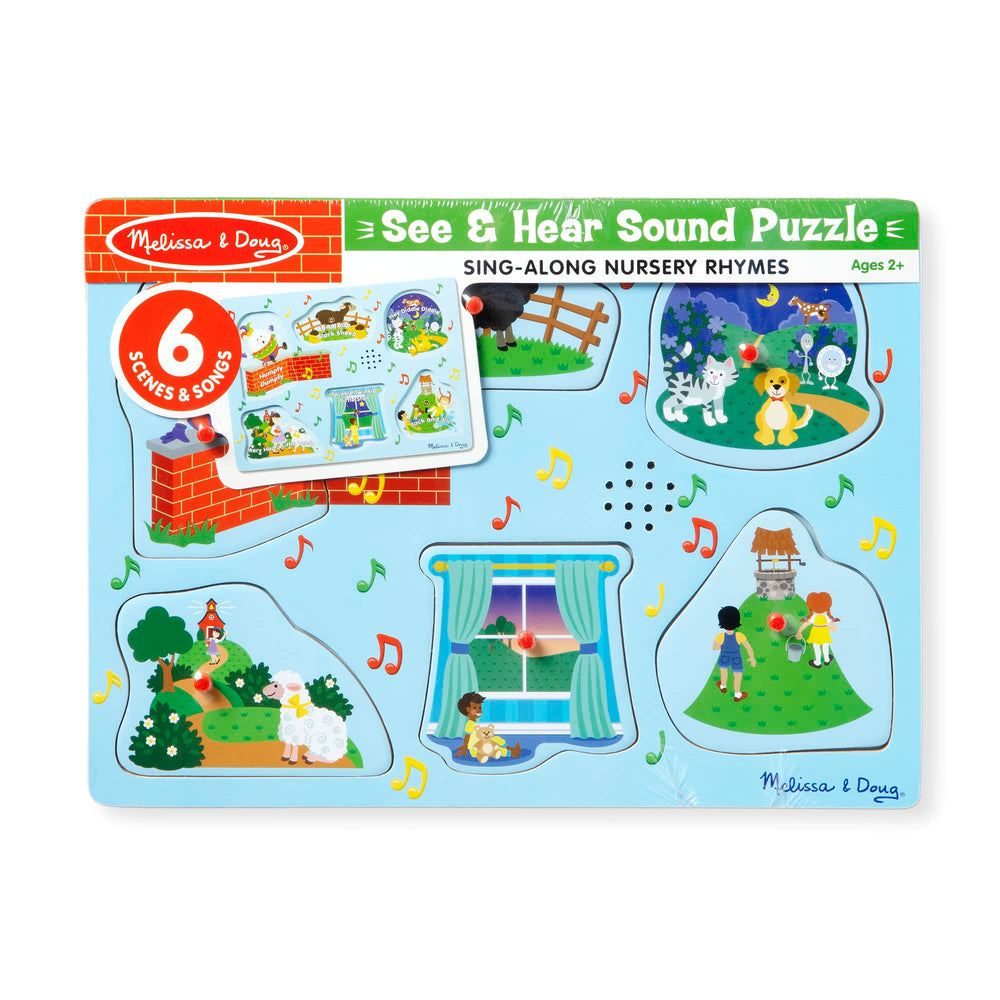 Melissa & Doug Jack and Jill illustration sparks storytelling during puzzle sessions.
