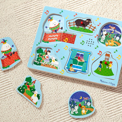 Melissa & Doug Nursery Rhymes 2 lyrics on board support early literacy and singing.