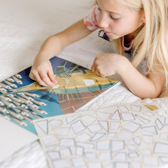 Melissa and Doug Ocean Animals mosaic scene 7 sparks color exploration with tropical fish.
