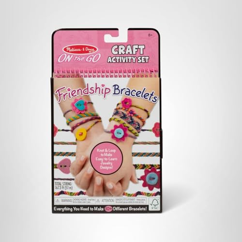 Melissa & Doug On the Go bracelet kit supports sharing and family fun.