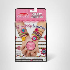 Melissa & Doug On the Go bracelet kit supports sharing and family fun.