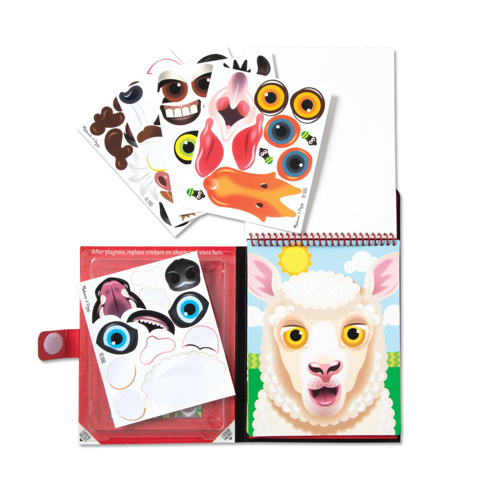 Melissa & Doug spiral-bound pad offers easy page flipping on the go.
