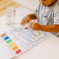 Melissa & Doug Paint With Water provides 20 pages of beginner-friendly art activity