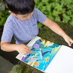 Melissa & Doug Parks Reusable Stickers Everglades scene for imaginative learning