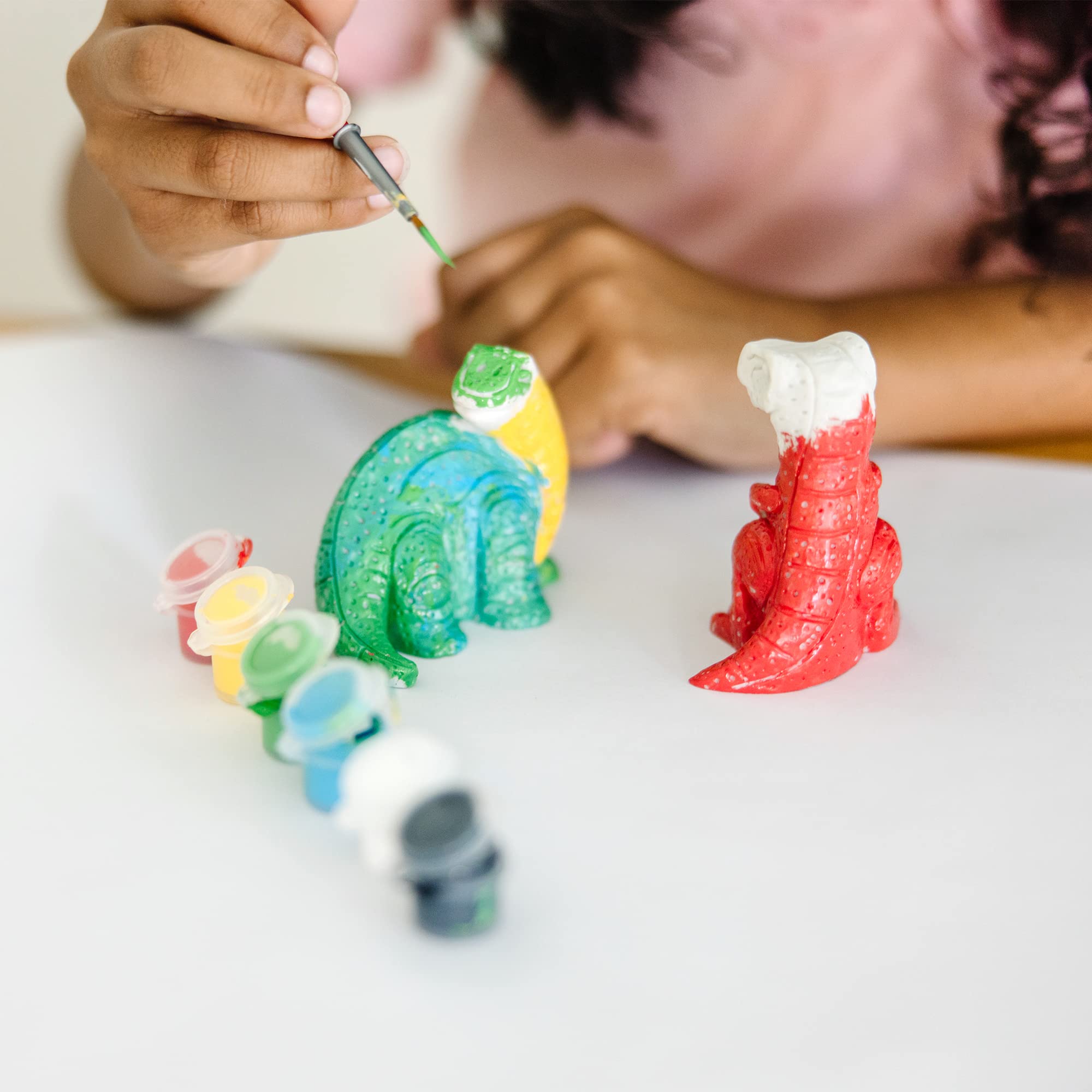 Melissa & Doug dinosaur craft activity ideal for parties or classroom use.