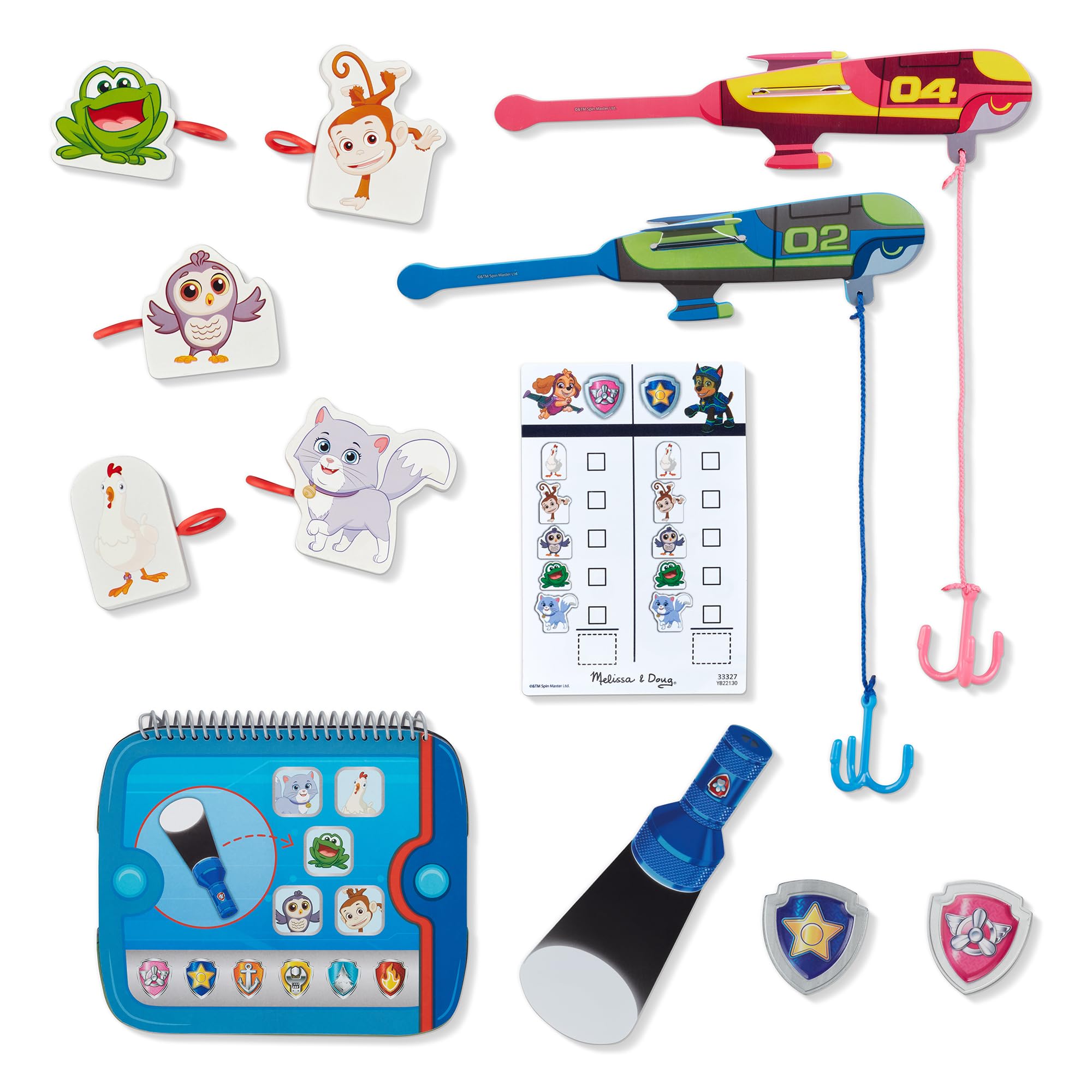 Melissa & Doug Paw Patrol badges image; adds role-play clues and teamwork.