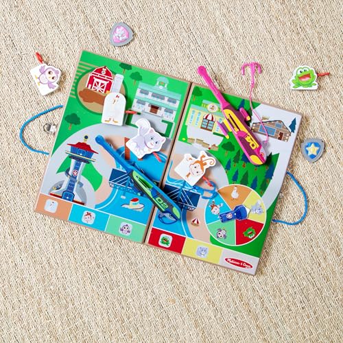 Melissa & Doug Paw Patrol take-along case image; easy clean-up and portability.