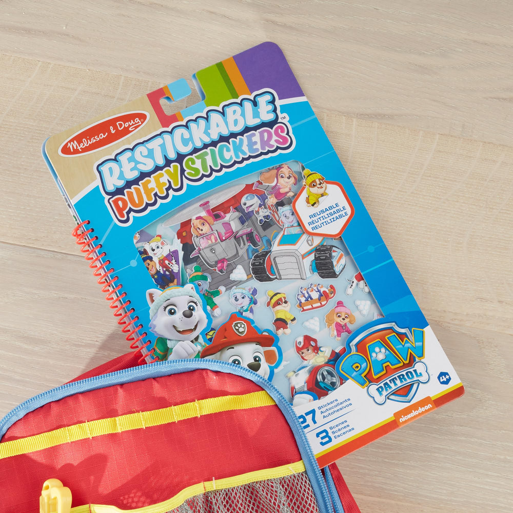 Gift-ready PAW Patrol activity pad for kids ages 4 to 6 by Melissa & Doug.
