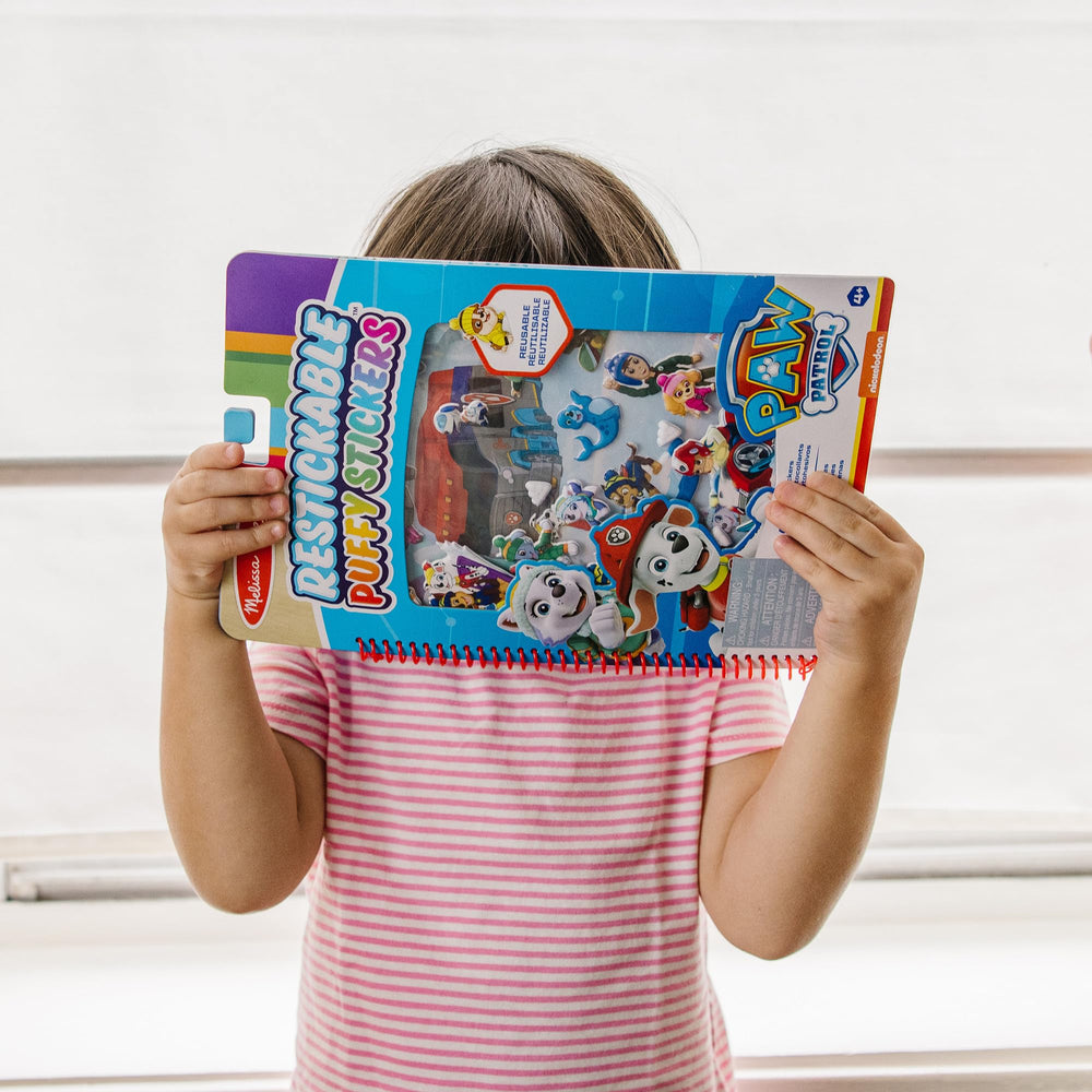 Jake’s Mountain scene with Puffy stickers promotes fine motor play by Melissa & Doug.