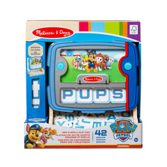 Spelling card insert for guided word challenges with the Pup Pad.