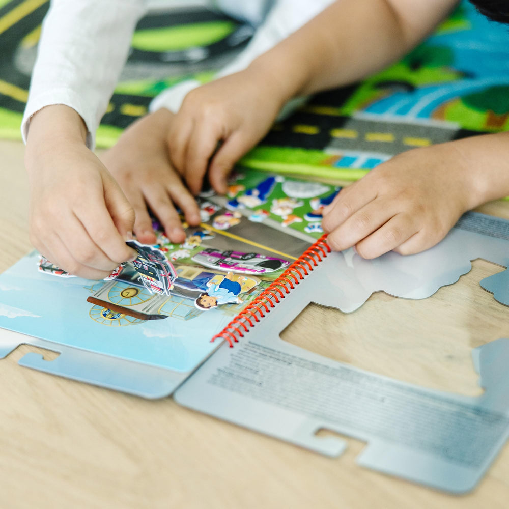 Travel friendly spiral-bound format keeps activities handy on trips
