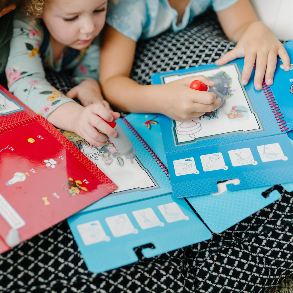 Melissa & Doug Water Wow spiral-bound pad provides easy access and storage.