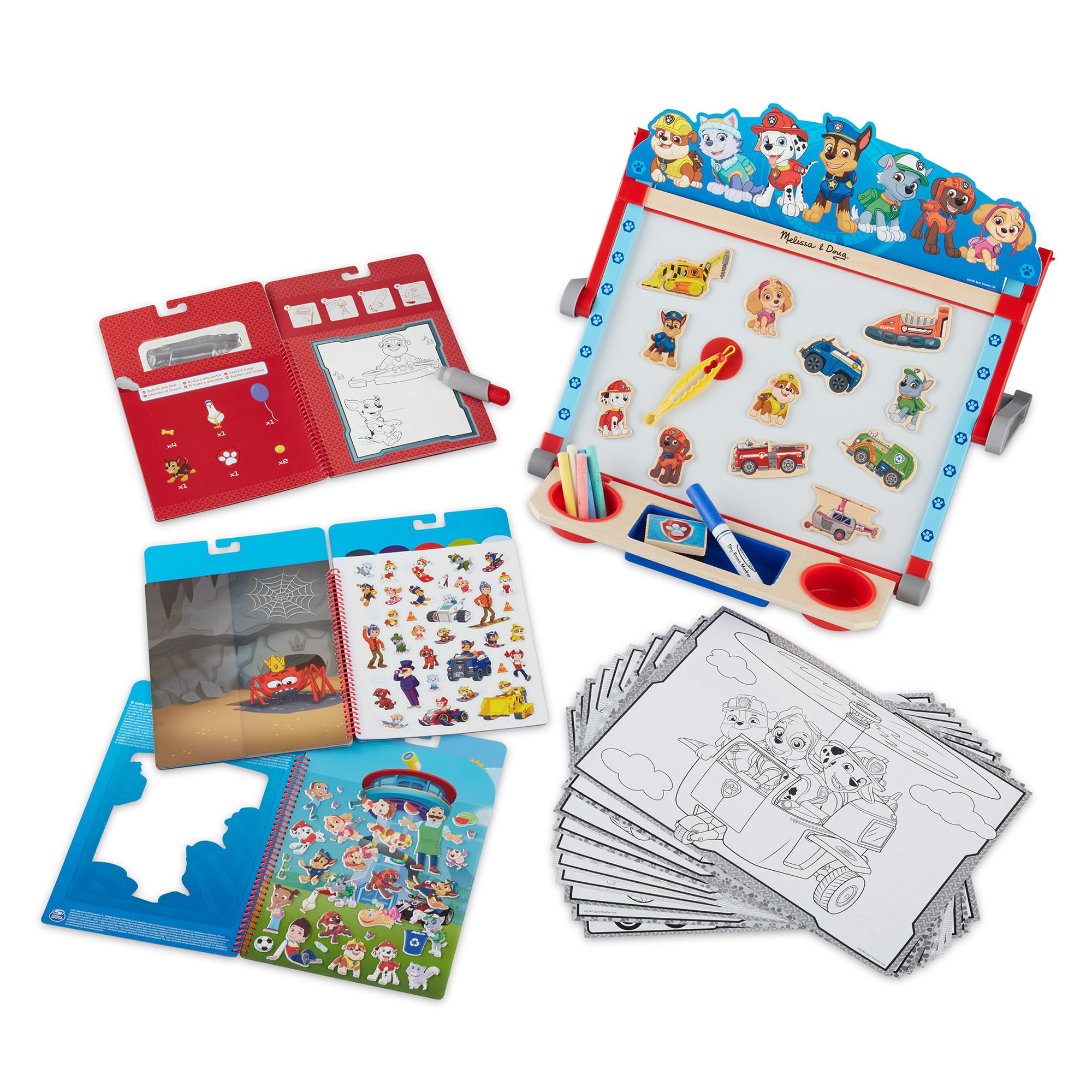 Melissa & Doug PAW Patrol Water Wow travel pad stays compact for on-the-go fun.