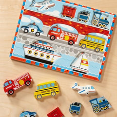 Melissa & Doug pickup truck piece inspires creative play and match-and-fit skills