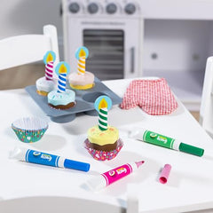Children develop hand eye coordination through construction and decoration play.
