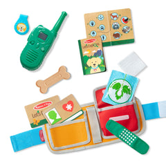 Play walkie-talkie with built-in sounds to enhance rescue role-play.