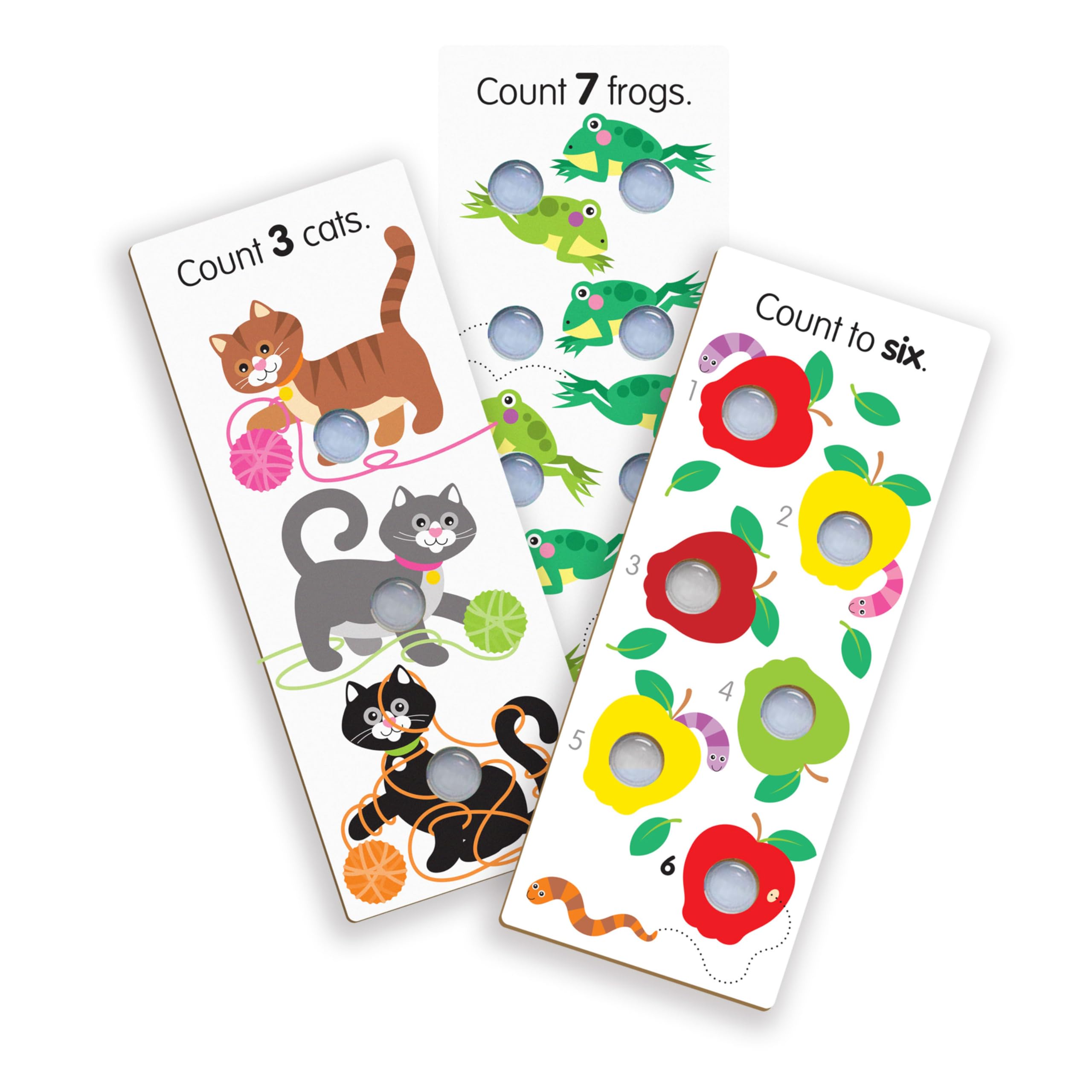 Melissa & Doug Poke-a-Dot button action creates satisfying clicks and pops for exploration