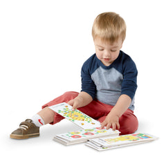 Melissa & Doug Poke-a-Dot Colors card supports color identification through hands-on activity
