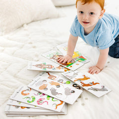 Melissa & Doug Poke-a-Dot cards are durable and kid-friendly for home learning