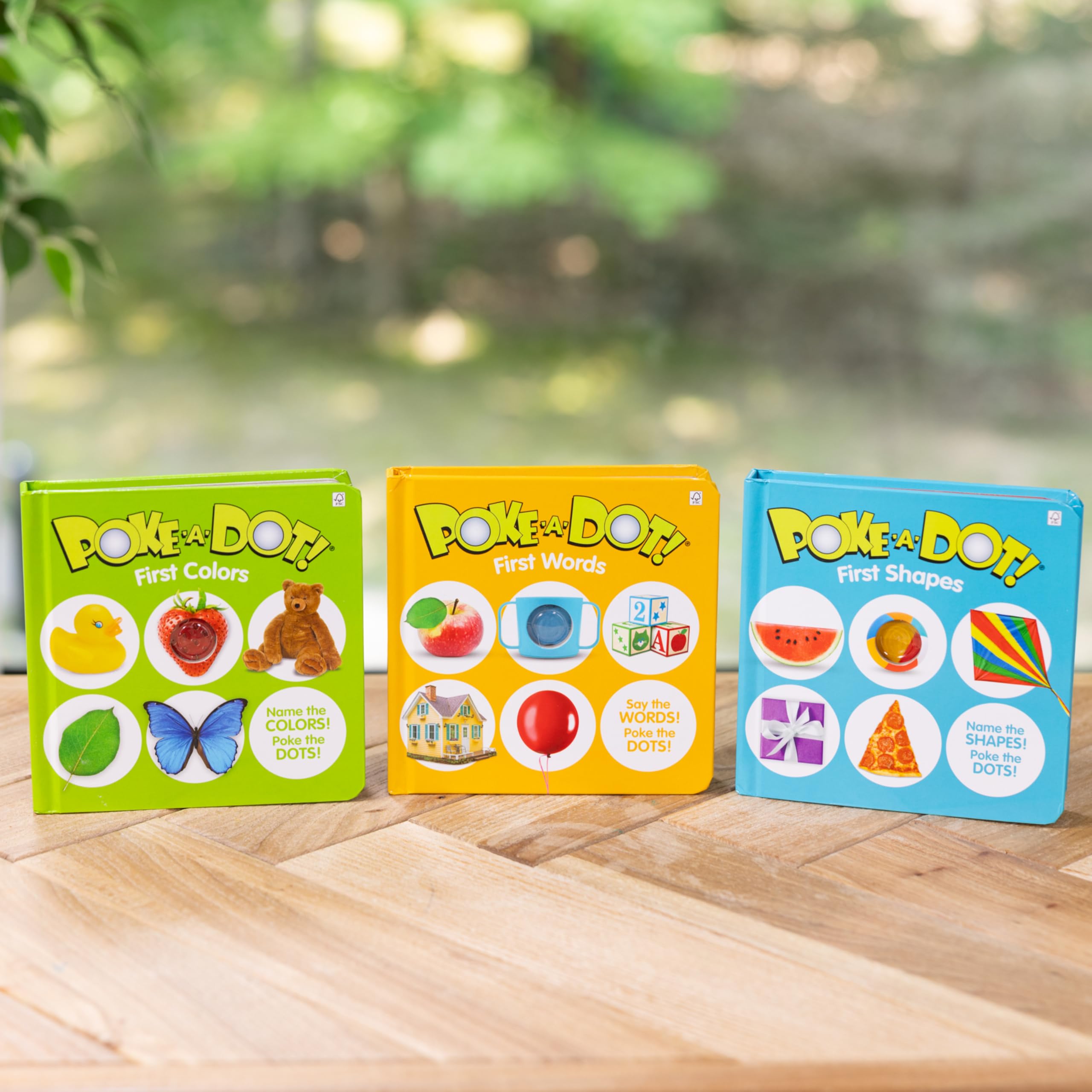 Melissa & Doug Poke-a-Dot First Colors brown bear help vocabulary expansion with reachable buttons