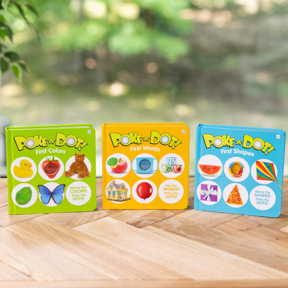 Melissa & Doug Poke-a-Dot First Colors brown bear help vocabulary expansion with reachable buttons