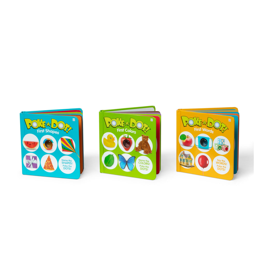 Melissa & Doug Poke-a-Dot First Shapes circle ball promote shape recognition with built-in pop feedback