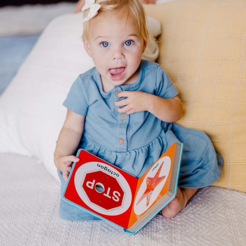 Melissa & Doug Poke-a-Dot First Words yellow bananas boost language learning through tactile play