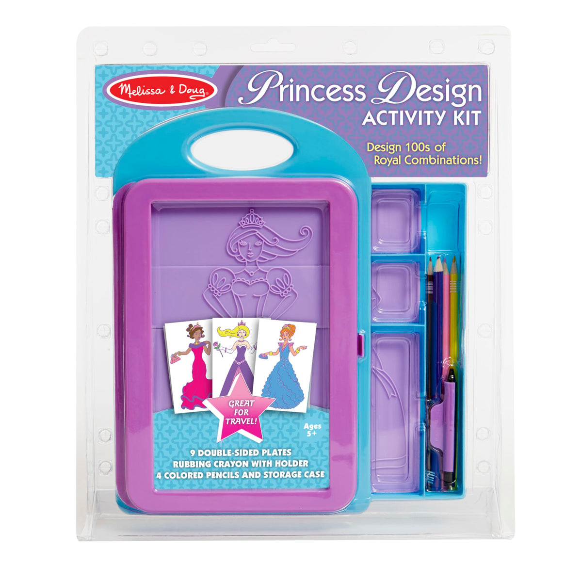 Melissa & Doug Princess Design Plates collection for imaginative fashion design sessions.