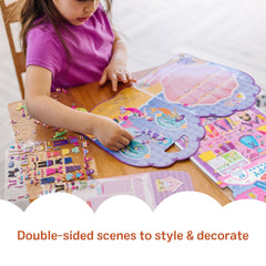 Melissa & Doug princess stickers for colorful dress-up outfits and scenes.